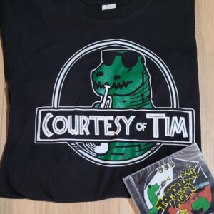 A Courtesy of Tim Logo tee and CD